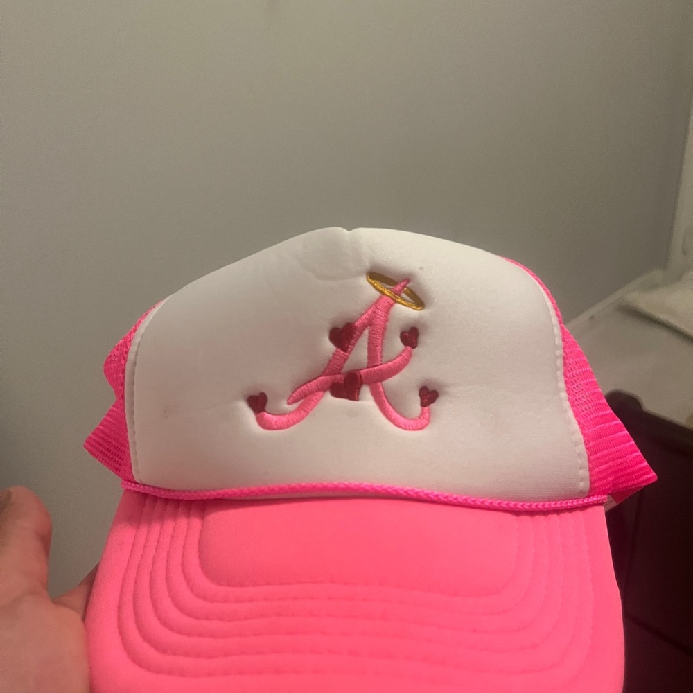 Pink hat